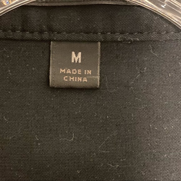 Little Black Button up Puff Sleeve Shirt - Picture 10 of 11